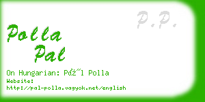 polla pal business card